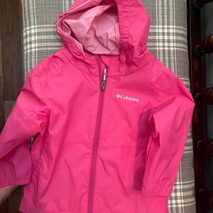 columbia girls rain jacket size 2t